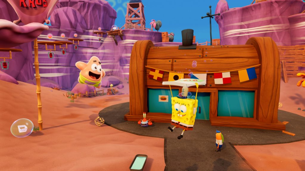 Gameplay of SpongeBob SquarePants The Cosmic Shake