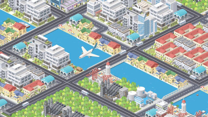 Interface mobile Pocket City